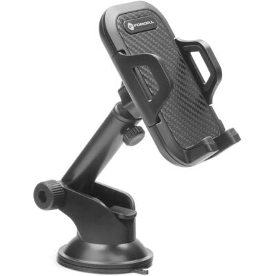 Support voiture Forcell A151 Carbon - 14cm, Noir, Rotation 360° - Publicité Support voiture Forcell A151 Carbon - 14cm, Noir, Rotation 360° - Publicité