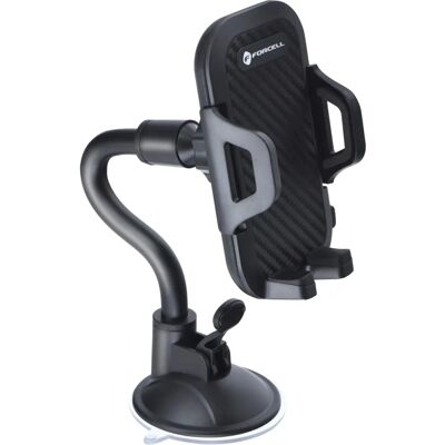 Forcell Autohalterung - Verstellbarer Smartphone-Halter - Schwarz Forcell Autohalterung - Verstellbarer Smartphone-Halter - Schwarz