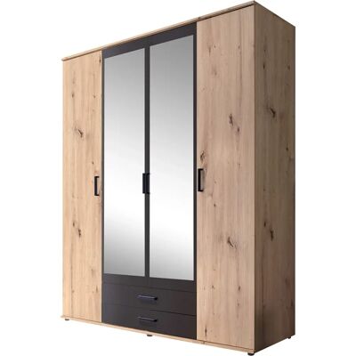 Pol-Power Chicago - Artisan Eiche / Anthrazit Kleiderschrank Pol-Power Chicago - Artisan Eiche / Anthrazit Kleiderschrank