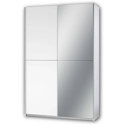 SCHLAFKONTOR Heimo/Fast Weiß Platzsparender Schrank - Kleiderschrank SCHLAFKONTOR Heimo/Fast Weiß Platzsparender Schrank - Kleiderschrank