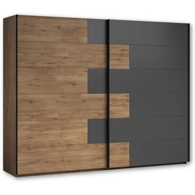 Schlafkontor Linea Schrank - 2 Türen, 270x211x58cm, Grau Schlafkontor Linea Schrank - 2 Türen, 270x211x58cm, Grau