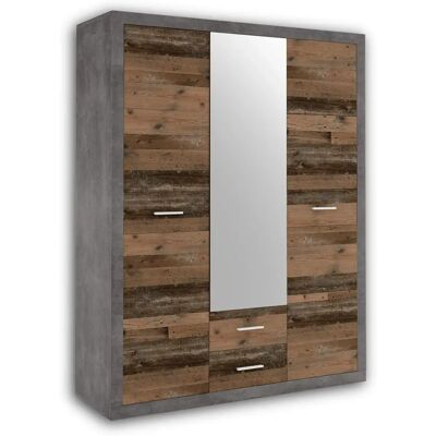 Sconto Holzfarben Kleiderschrank - 151x198x55cm Sconto Holzfarben Kleiderschrank - 151x198x55cm
