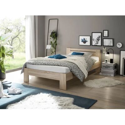 SCHLAFKONTOR Cannes Futonbett - 120x200cm, Braun, Ohne Matratze SCHLAFKONTOR Cannes Futonbett - 120x200cm, Braun, Ohne Matratze