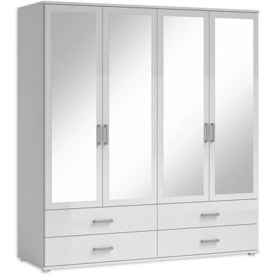SCHLAFKONTOR Ivar Weiß Spiegelschrank - Schrank SCHLAFKONTOR Ivar Weiß Spiegelschrank - Schrank