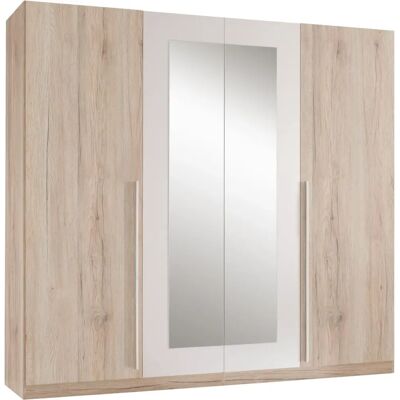 SCHLAFKONTOR Cano Kleiderschrank Weiß - 2-türig, 213cm hoch SCHLAFKONTOR Cano Kleiderschrank Weiß - 2-türig, 213cm hoch