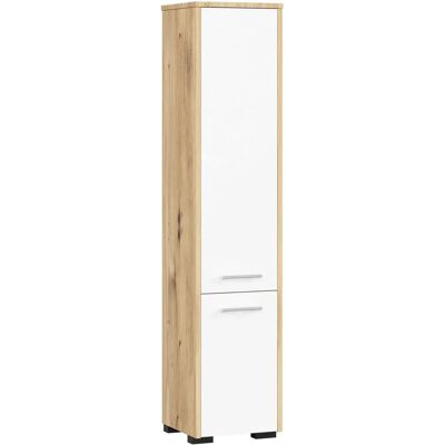 Kolumna łazienkowa Akord - Biała 30cm, 2 drzwi, 5 półek - Meble łazienkowe Kolumna łazienkowa Akord - Biała 30cm, 2 drzwi, 5 półek - Meble łazienkowe
