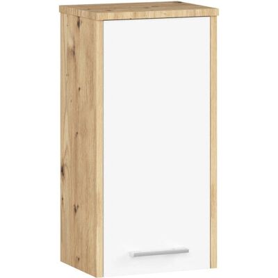 Armario de baño colgante AKORD FIN Roble Artisan 30 cm - Pequeño, Blanco Armario de baño colgante AKORD FIN Roble Artisan 30 cm - Pequeño, Blanco