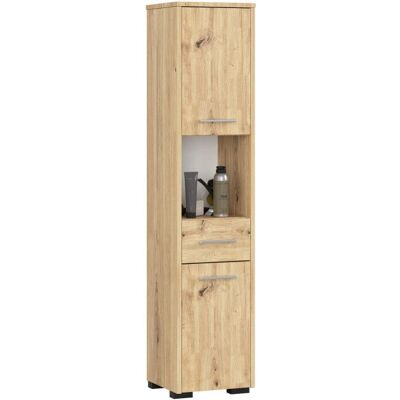 Akord - Kylpykolonna fin Roble Artisan - 140 cm - Bathroom Cabinet Akord - Kylpykolonna fin Roble Artisan - 140 cm - Bathroom Cabinet