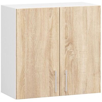 Gabinete de Pared de Cocina AKORD - Blanco, 60cm, 2 Puertas - Almacenamiento Moderno Gabinete de Pared de Cocina AKORD - Blanco, 60cm, 2 Puertas - Almacenamiento Moderno