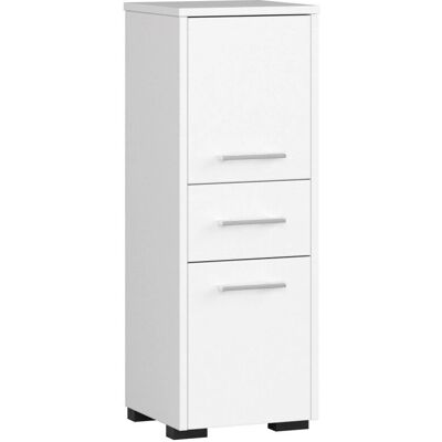 AKORD Weißes Badezimmer-Speicherschrank OP0LLAZBIA002 AKORD Weißes Badezimmer-Speicherschrank OP0LLAZBIA002