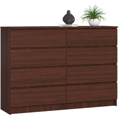 AKORD Wenge 8-Schubladen Kommode - Schlafzimmer, Wohnzimmer, Büro AKORD Wenge 8-Schubladen Kommode - Schlafzimmer, Wohnzimmer, Büro