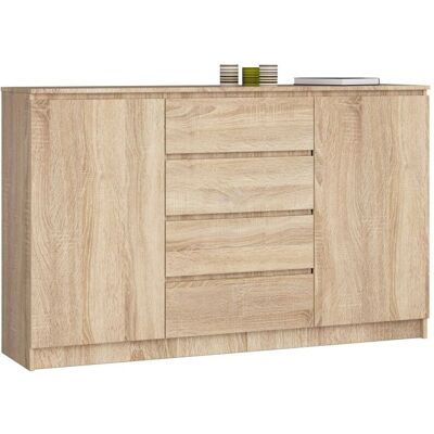 AKORD Modelo K160 Roble Sonoma Modern Cómoda - Cajonera AKORD Modelo K160 Roble Sonoma Modern Cómoda - Cajonera