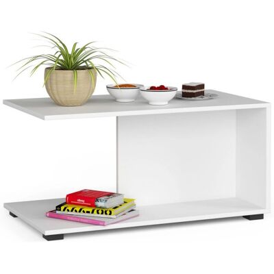AKORD MARGO Weiß Couchtisch - Modernes Design AKORD MARGO Weiß Couchtisch - Modernes Design