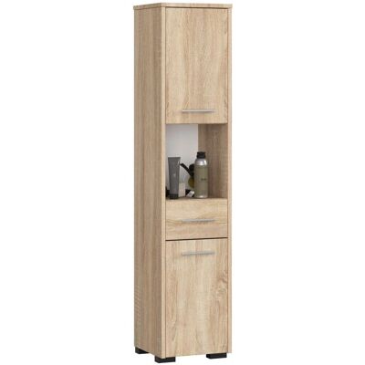 AKORD Badezimmer-Schrankschrank - Eiche - Modernes Design AKORD Badezimmer-Schrankschrank - Eiche - Modernes Design