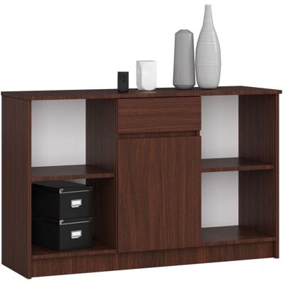 Cómoda Akord Wenge 120cm - 6 Estantes Cómoda Akord Wenge 120cm - 6 Estantes
