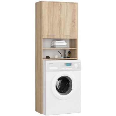 AKORD Eichen Badezimmer Schrank - 64x30x180 cm AKORD Eichen Badezimmer Schrank - 64x30x180 cm