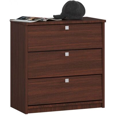 AKORD Möbel Mini Schuhorganizer - 3 Ablagen - Wenge - Schuhschrank AKORD Möbel Mini Schuhorganizer - 3 Ablagen - Wenge - Schuhschrank