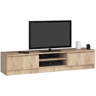 AKORD TV-Schrank - 2 Regale - Modernes Design AKORD TV-Schrank - 2 Regale - Modernes Design