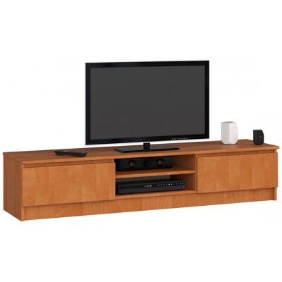 AKORD Fabryka Mebli Szafka RTV - 2 Półki - 160x40x33 cm AKORD Fabryka Mebli Szafka RTV - 2 Półki - 160x40x33 cm