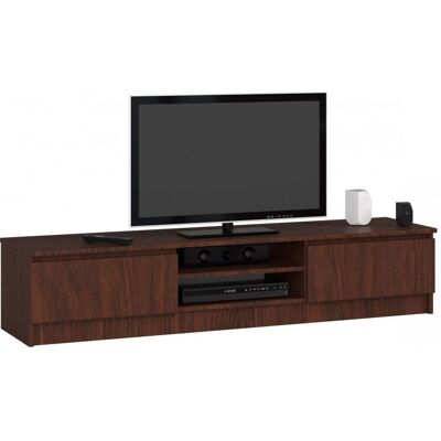 AKORD Wenge TV-Schrank - 2 Regale - 160cm AKORD Wenge TV-Schrank - 2 Regale - 160cm