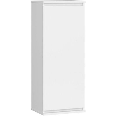 Armadio a Parete AKORD - Bianco - 3 Mensole - 40x30x99 cm - Montato a Parete Armadio a Parete AKORD - Bianco - 3 Mensole - 40x30x99 cm - Montato a Parete