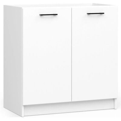 AKORD Keittiönkaappi - Valkoinen, 80cm, 2-ovet - Keittiökalusteet AKORD Keittiönkaappi - Valkoinen, 80cm, 2-ovet - Keittiökalusteet