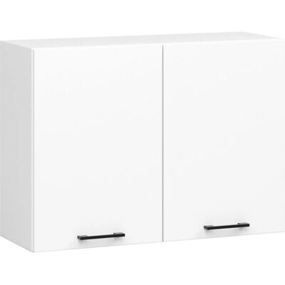 Armoire murale de cuisine AKORD - Blanc, 80cm, 2 portes - Publicité Armoire murale de cuisine AKORD - Blanc, 80cm, 2 portes - Publicité