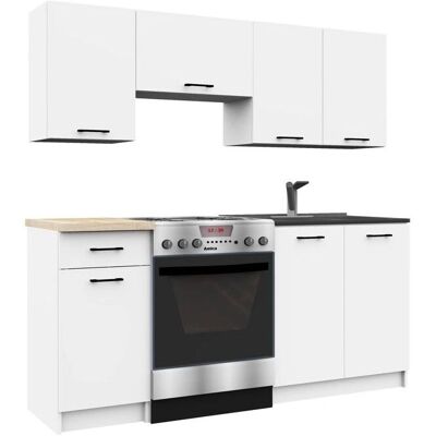 Set Cucina AKORD Olivia - Modulare, Bianco & Sonoma - Piccolo Set Cucina AKORD Olivia - Modulare, Bianco & Sonoma - Piccolo