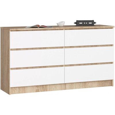 AKORD OP0LK-1DABBIA002 Hyllykirjoituskaappi - 6 laatikkoa - Moderni säilytystarvike AKORD OP0LK-1DABBIA002 Hyllykirjoituskaappi - 6 laatikkoa - Moderni säilytystarvike