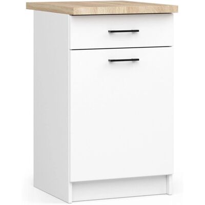 AKORD S50 Küchenschrank - Modular, Weiß, Langlebig AKORD S50 Küchenschrank - Modular, Weiß, Langlebig
