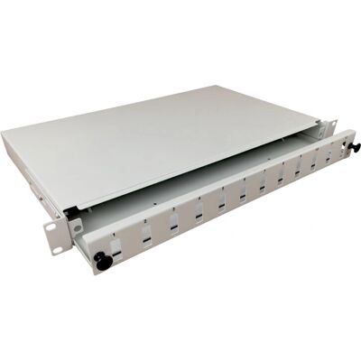 Alantec FOP-1U-12SCD-S Faseroptisches Spleisepanel - Grau 1U 19" 12 Anschlüsse Alantec FOP-1U-12SCD-S Faseroptisches Spleisepanel - Grau 1U 19" 12 Anschlüsse