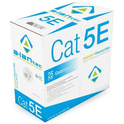 Alantec KIF5PVC305 Kabel sieciowy 305m U/UTP Alantec KIF5PVC305 Kabel sieciowy 305m U/UTP