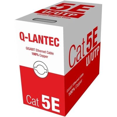 Δίκτυο Καλωδίων Grey 305 m Q-Lantec KIU5PVC305NC Δίκτυο Καλωδίων Grey 305 m Q-Lantec KIU5PVC305NC