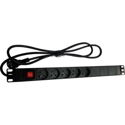 Alantec PZ051U Verlängerungskabel - 5 Steckdosen - 1,8 m - Schwarz Alantec PZ051U Verlängerungskabel - 5 Steckdosen - 1,8 m - Schwarz
