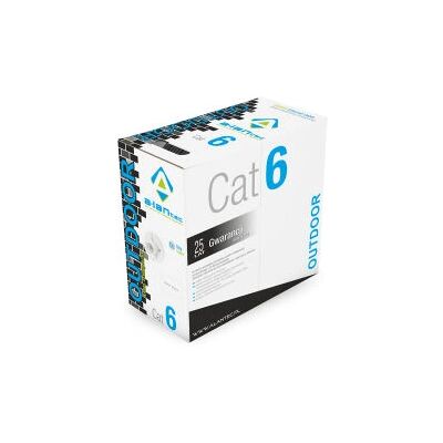 Alantec KIU6OUTZ305 Czarny 305m Kabel sieciowy Cat6 U/UTP Alantec KIU6OUTZ305 Czarny 305m Kabel sieciowy Cat6 U/UTP