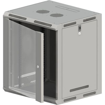 Alantec 12U Wandmontiertes Rack - Grau Alantec 12U Wandmontiertes Rack - Grau