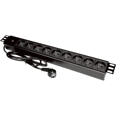 Alantec PZ091U3M Prolunga di corrente - 9 prese - Interno - Nero Alantec PZ091U3M Prolunga di corrente - 9 prese - Interno - Nero