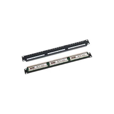 Q-Lantec PK-U6-1 Panneau de Brassage - 24 Ports RJ45, 19 Pouces, UTP, Noir - Publicité Q-Lantec PK-U6-1 Panneau de Brassage - 24 Ports RJ45, 19 Pouces, UTP, Noir - Publicité