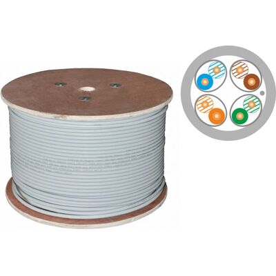 Alantec KIF6ALSOH500D 500m Kabel sieciowy Cat6a U/FTP Alantec KIF6ALSOH500D 500m Kabel sieciowy Cat6a U/FTP
