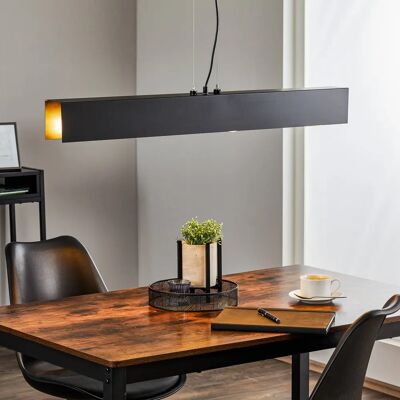 Lampada a Sospensione Barra Nera - Emibig Lighting Gentor Lampada a Sospensione Barra Nera - Emibig Lighting Gentor