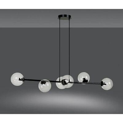 Emibig Rossi Czarna kula sufitowa - Dimmable, 6 E14 Emibig Rossi Czarna kula sufitowa - Dimmable, 6 E14