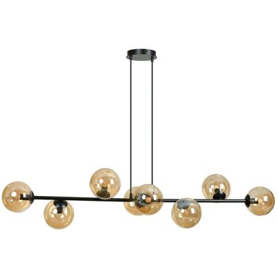 Emibig Lighting Rossi Schwarzer Kugel-Pendelleuchte - Deckenleuchte Emibig Lighting Rossi Schwarzer Kugel-Pendelleuchte - Deckenleuchte
