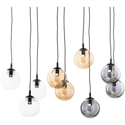 Emibig Lighting Cosmo Schwarze Kugel Deckenleuchte - Pendelleuchte Emibig Lighting Cosmo Schwarze Kugel Deckenleuchte - Pendelleuchte