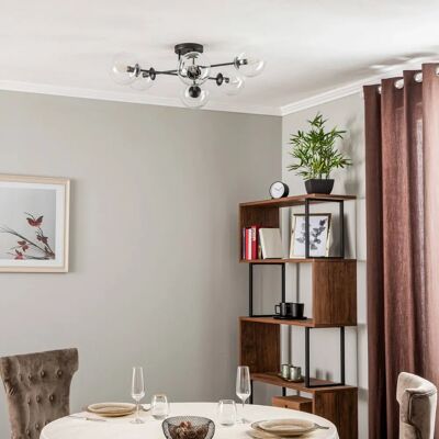 Emibig Lighting Emibig Brendi Schwarze Globe Mehrarm Halbeinbau Deckenleuchte Emibig Lighting Emibig Brendi Schwarze Globe Mehrarm Halbeinbau Deckenleuchte