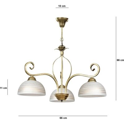 Lampada sospesa Euluna Wivara 3 - Pendant Lamp Lampada sospesa Euluna Wivara 3 - Pendant Lamp