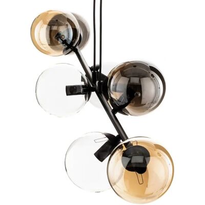 Euluna Glassy 8-lampowa lampa wisząca Euluna Glassy 8-lampowa lampa wisząca