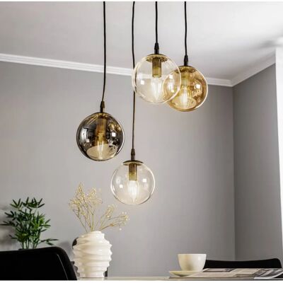 EMIBIG LIGHTING Glassy Pendelleuchte - Rund 4 Leuchten - Innenbereich EMIBIG LIGHTING Glassy Pendelleuchte - Rund 4 Leuchten - Innenbereich
