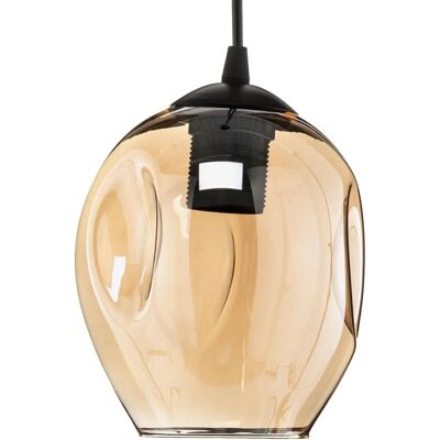 Lampa wisząca Starla z bursztynowego szkła - Lampa sufitowa Lampa wisząca Starla z bursztynowego szkła - Lampa sufitowa