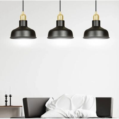 Emibig Ibor Schwarze Balken Pendelleuchte - Deckenleuchte Emibig Ibor Schwarze Balken Pendelleuchte - Deckenleuchte