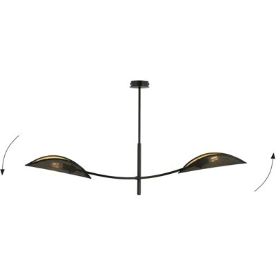 Emibig Lotus Schwarze Mehrarm Deckenleuchte - Deckenleuchte Emibig Lotus Schwarze Mehrarm Deckenleuchte - Deckenleuchte